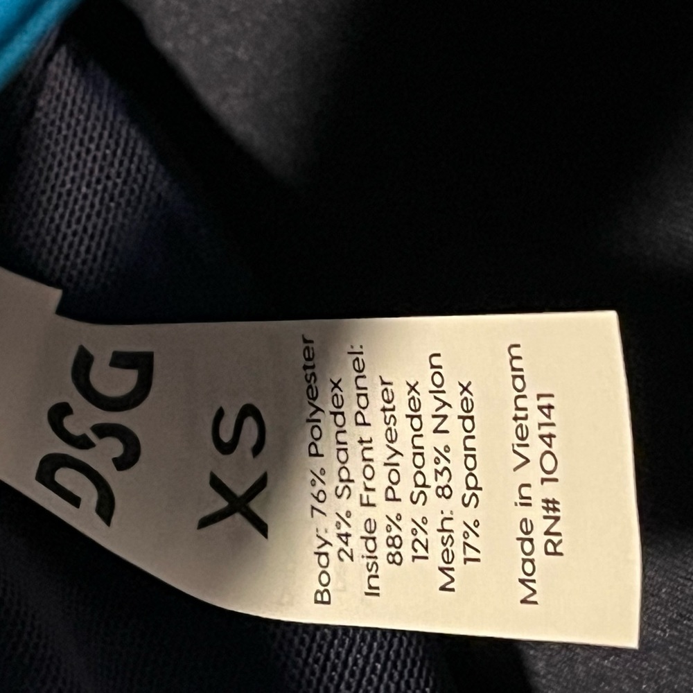 NWT DSG Blue Sports Bra Sz XS - Picture 5 of 5